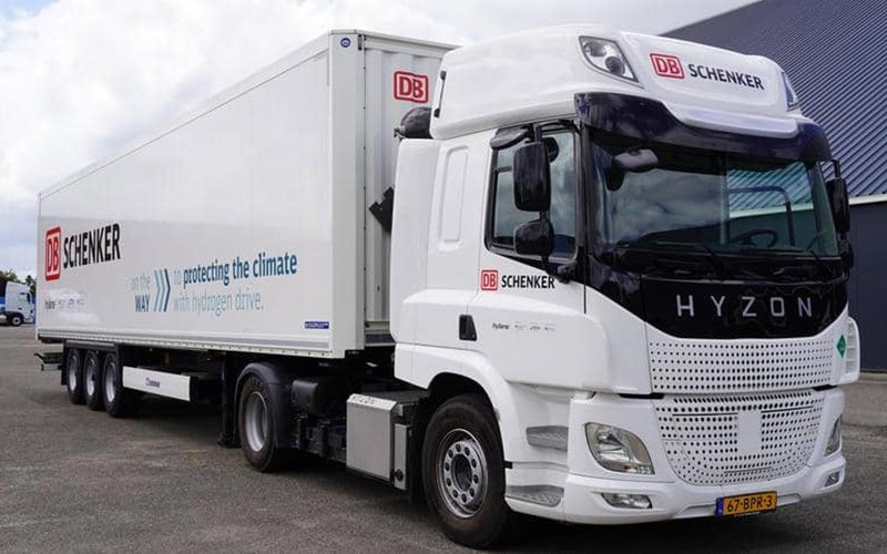 DB Schenker startuje vodíkovou éru, objednává první nákladní vozy s palivovými články hylane