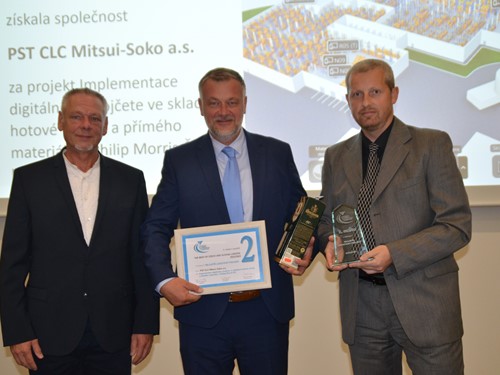 PST CLC Mitsui-Soko uspěla v soutěži The Best of Czech and Slovak Logistics